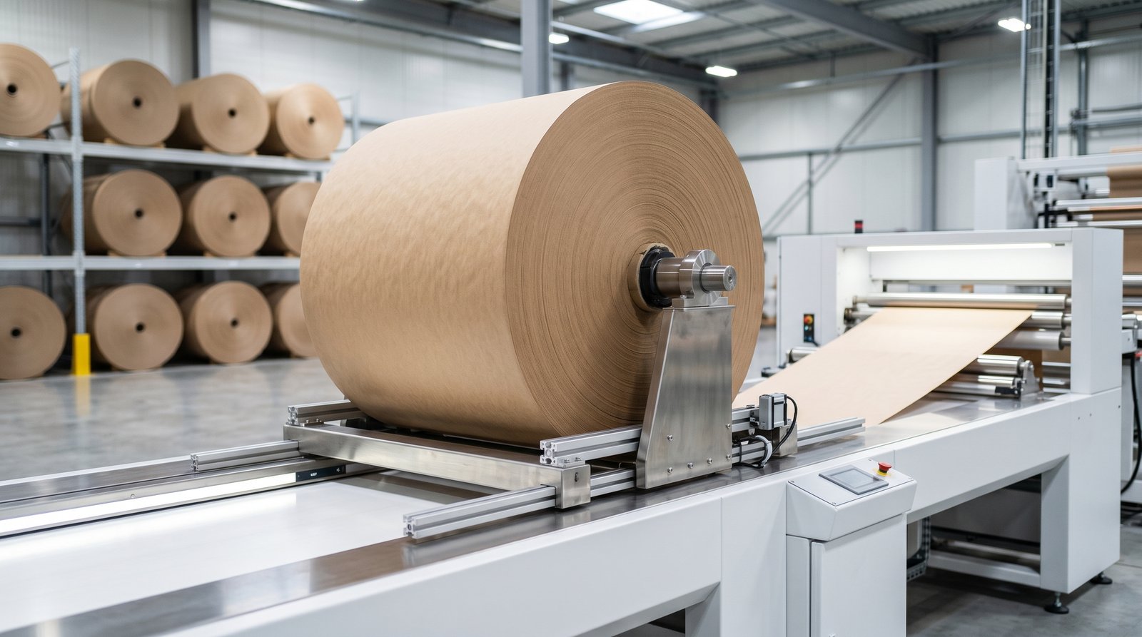 Kraft paper production — İkitelli O.S.B. factory, İstanbul